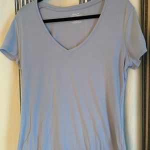 Comfy, straight through the hips v-neck